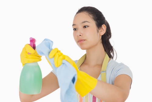 Stain removal cleaning supplies and fresh spill treatment